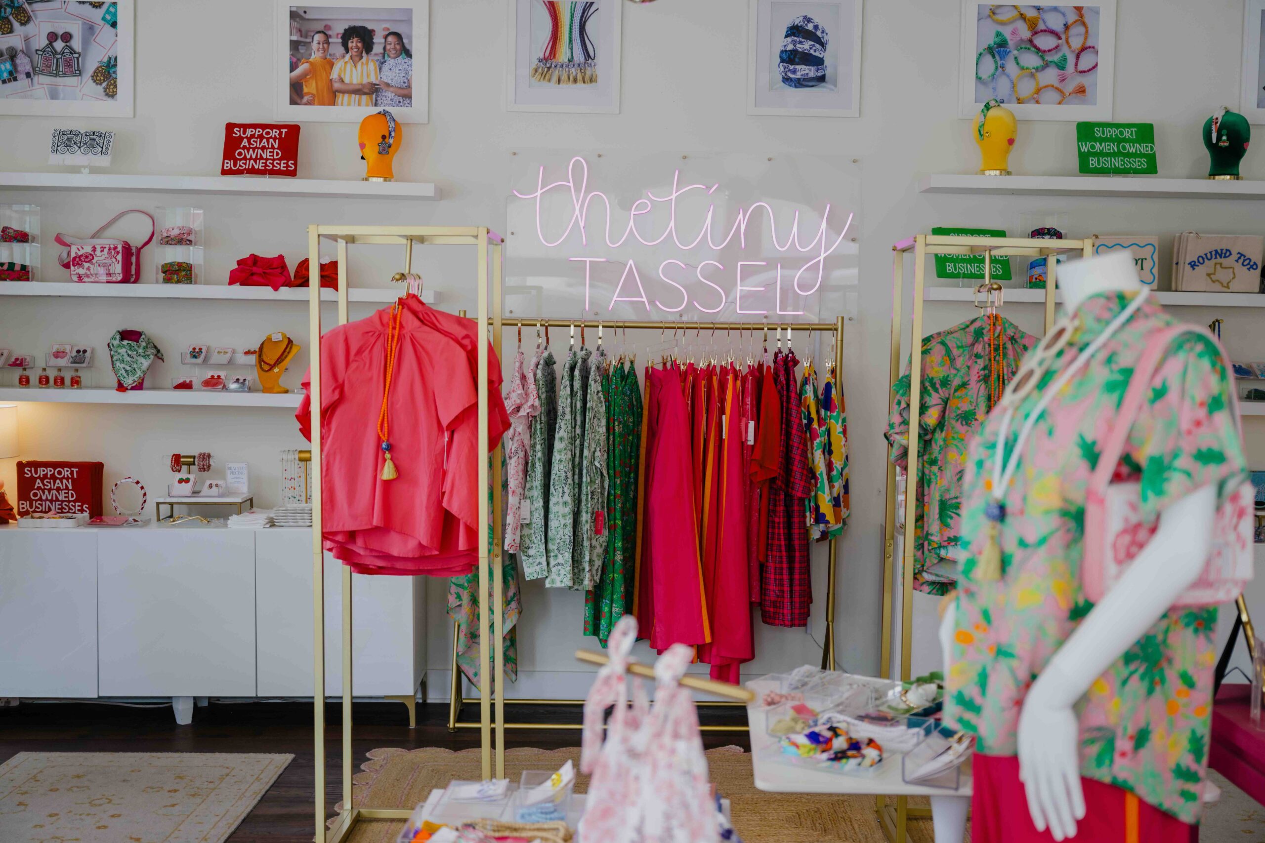 The bright and colorful interior of 